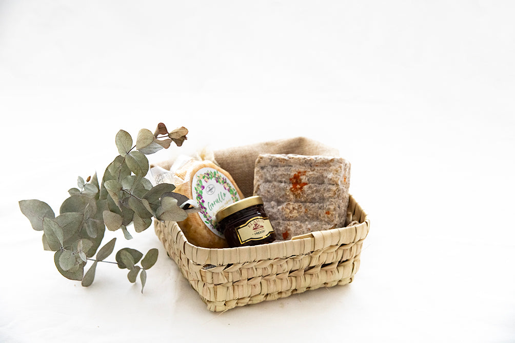 Cesta quesos pequeños